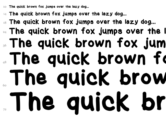 Kasuki Hand font waterfall